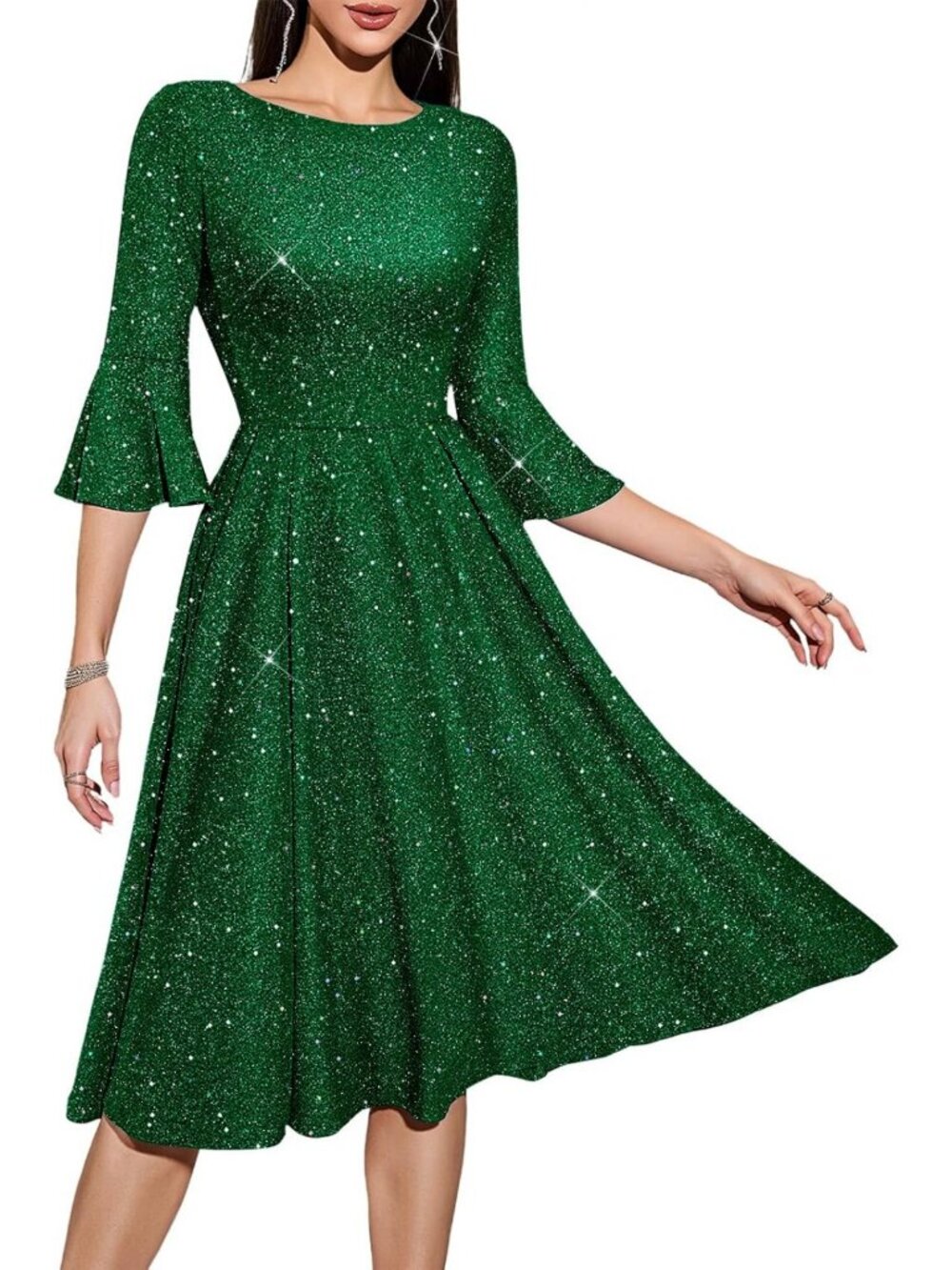Elegant Vintage Women's Cocktail Dress - Perfect for Church, Tea Party & Evening